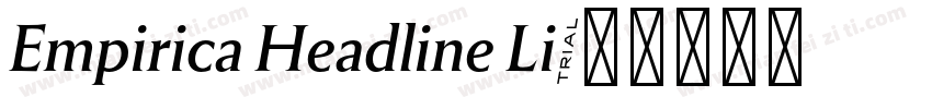 Empirica Headline Li字体转换